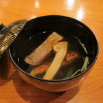 日本料理 たかむら - 松茸と甘鯛の御椀