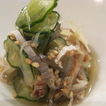 日本料理 たかむら - 鱧ざくのアップ