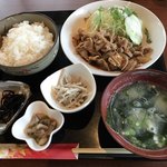 清楓 - 生姜焼定食＝８５０円