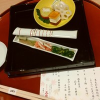 京懐石 美濃吉 横浜ランドマークプラザ店 - 中秋 前菜｢初秋の彩り盛合せ｣