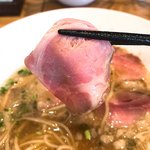 Mari iida - 【2018年08月】背脂サバ煮干soba、レアチャーは相変わらず美味い！