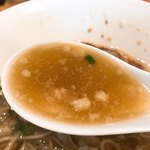 Mari iida - 【2018年08月】背脂サバ煮干soba、スープアップ。