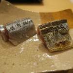 銀座いち分 - 30年9月　新秋刀魚　肝ソース