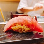 鮨 とかみ - 2018.8.  北海道噴火湾産 中トロ