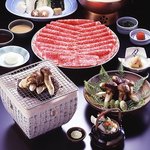 Hakata yugean - 松茸コース＋厳選国産牛しゃぶ　５３００円