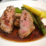 エルルカン・ビス - 秀麗豚のWポワレバイオレットマスタードソース