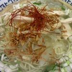 中華そばムタヒロ 堺東店 - 玉ねぎの冷やし塩鶏そば
