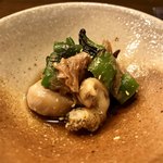 心粋厨房 獬 -  つぶ貝と甘長唐辛子