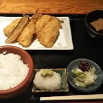京ばし松輪 - アジフライ定食 1,300円♪