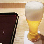 弥さしさ 大島 - 生ビール700円はアサヒ熟撰