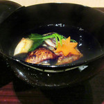 弥さしさ 大島 - お椀は松茸と焼きカマス