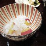 弥さしさ 大島 - 2膳目のさつま芋のご飯