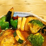 天城黒豚の店 橋本ホルモン - お野菜たっぷり。