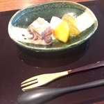 日本料理　香せり - 小豆とチーズのくず豆腐