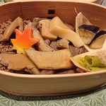 おにく 花柳 - 松茸弁当