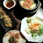 エビマヨ・ちじみ・石焼ライス