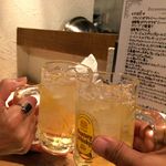 モメンティ・フェリチ - H.30.8.18.昼 角ハイボール 480円税込 vs 角ハイボール 480円税込 de 乾杯♪