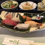 Sushidokoro Hatsune - にぎりランチ 1650円