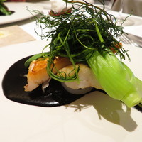 アニエルドール - 魚　イカ　青梗菜　オカヒジキ