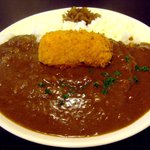 カフェ パルメイラ - 【初訪問】パルメイラカレー大盛カニクリームコロッケトッピング