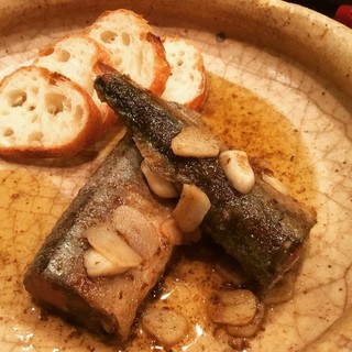 Yoshida Papa - 秋刀魚のガーリックバター焼き