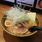 味噌ラーメン専門店 麺家一進 - 料理写真:熟成合わせ味噌らーめん おすすめトッピング + 白髪ネギ☆