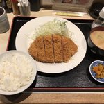 にし邑 - 上ロースかつ膳1,400円
