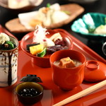Vegetarian cuisine [Kei] (includes free-flowing hot spring bath)