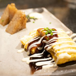 ぷれじでんと千房 - 一生懸命焼いてくれたこんにゃくと豚平焼