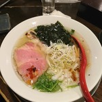 金町製麺 - 帆立と鯛の塩そば 800円