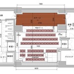 溝ノ口劇場 - 平面図