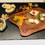ビストロアム - ⑥デザート＆チーズ：チーズ4種盛り合わせ