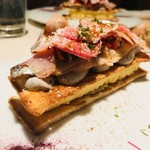 ビストロアム - じゃがいものパルフェ＆豆腐と赤紫蘇のクリーム！