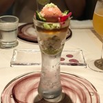 ビストロアム - ②スペシャリテ：野菜のパフェ