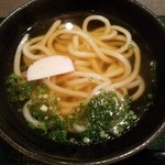 峰松本家 - かけうどん