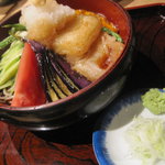 手打ち蕎麦 寺田家 - 冷し揚げもちそば