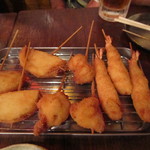 Tachimachi - 串揚げ・海老・鶏・タマネギ