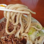 Teuchi Udon Toda - この麺の太さが、特徴。