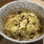 拉麺大公 - トマトとバジルのみそつけ麺のつけ汁(〆のリゾット化)