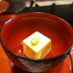 料理旅館 田事 - とうもこしが入った豆腐