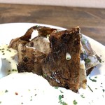 ナガタ店 - 里芋のゴルゴンゾーラソースかけ（芋の皮※香用）