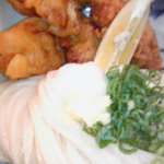 たけうちうどん店 - とり天生醤油（とり天５個）￥780