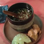 中国精進料理 凛林 - 大根が美しく飾り切りになっていたのでパチリ