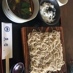 日本料理と蕎麦　魚哲 - 鴨せいろ蕎麦 1620円