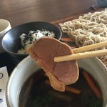 Nihon Ryouri To Soba Uotetsu - 鴨肉 たっぷり入ってる！