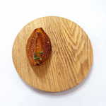 ナクレ - 4時間半加熱した玉ねぎ。素朴な木の器で運ばれてくる、この店のスペシャリテ！