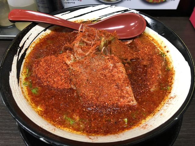 極辛味噌は辛いけど甘味も強い。』by てっぷさん : 【閉店】俺の中華 