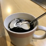 ステーキ宮川 - 料理写真:昔からのサービスのコーヒーゼリー(2018.9.13)