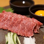 Shinshuuyakiniku Namusantei - 信州牛ユッケ風