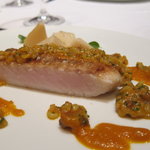 カンテサンス - 浜田のノドグロ　パエージャソース